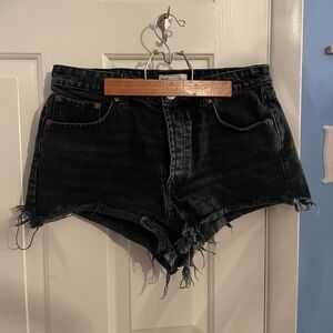 Zara Black Denim Shorts!